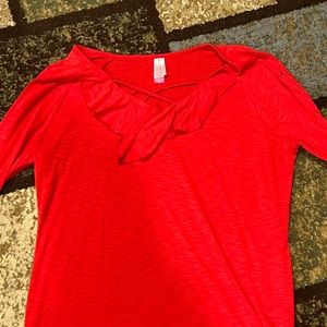 Red shirt only wore once or twice